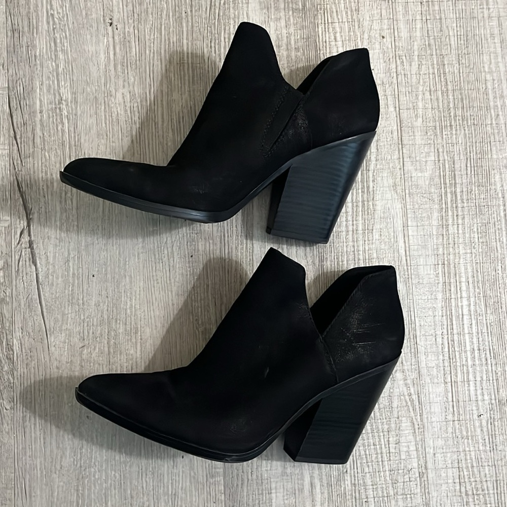 Naturalizer Black Suede Booties